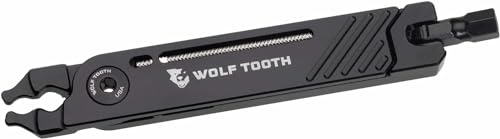 Wolf Tooth 8-Bit Pack Pliers in black with integrated bolt tool for bike repairs