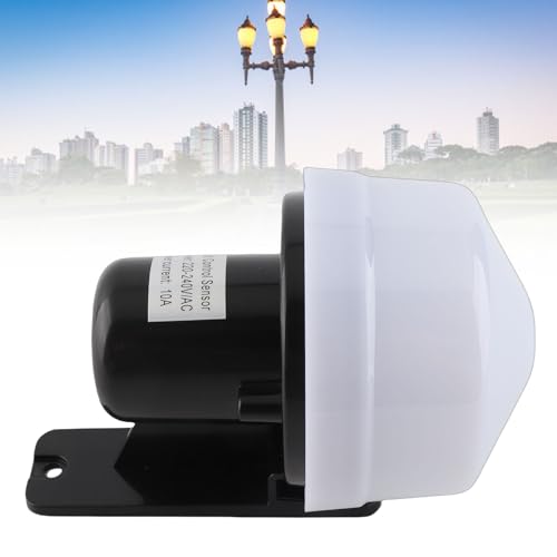 Photocell Light Switch,Equipped Automatic Photoelectric Sensor Outdoor Energy-saving Lighting High Sensitive Light Control Switch On/Off for Street Wall Garden Lamp AC 230V