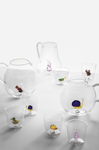 Ichendorf Milano 0.09352377 Animal Farm Collection Hedgehog Glass Tumbler