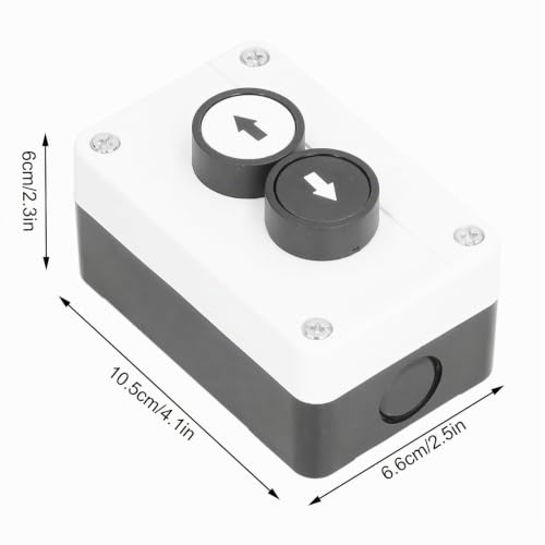 Watris Veiyi Surface Mounted Housing with Push Button Station Box for Winches | Waterproof momentary switch station box, for roller shutter door truck tail lift