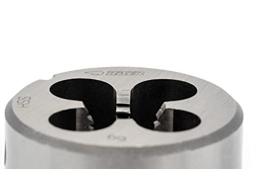 BAER M18 HSS Threading Die - M 18 x 2.5 - Thread Die Metric Control Thread - Male Thread Cutter Made of High-Alloy Tool Steel - Metric External Thread Die