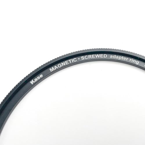 Kase Magnetic Adapter Set - 49mm Filter Magnetic Adapter and 49mm Lens Magnetic Adapter(Have Thread),Compatible with Revolution/Skyeye Magnetic Filters and Traditional Threaded Circular Filter