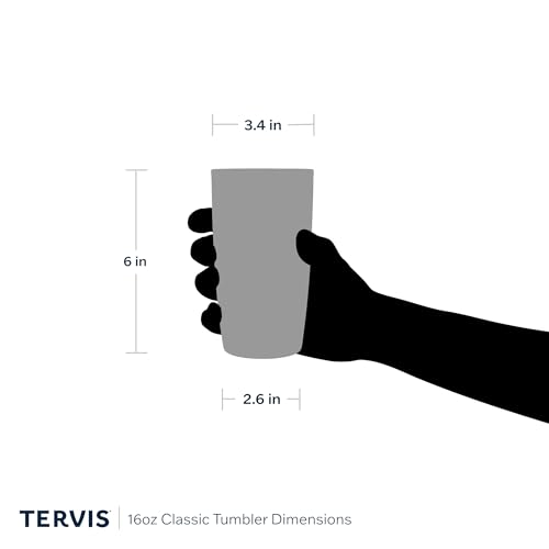 Tervis Ice Popsicle Collection Made in USA Double Walled Insulated Tumbler Cup Keeps Drinks Cold & Hot, 16oz 4pk, Assorted - No Lid Clear