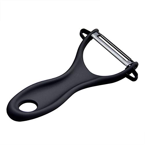 Kitchen Ceramic Knife Set Professional Knife With Sheaths, Super Sharp Rust Proof Stain Resistant (6" Chef Knife, 6" Bread Knife, One Peeler) Dark black