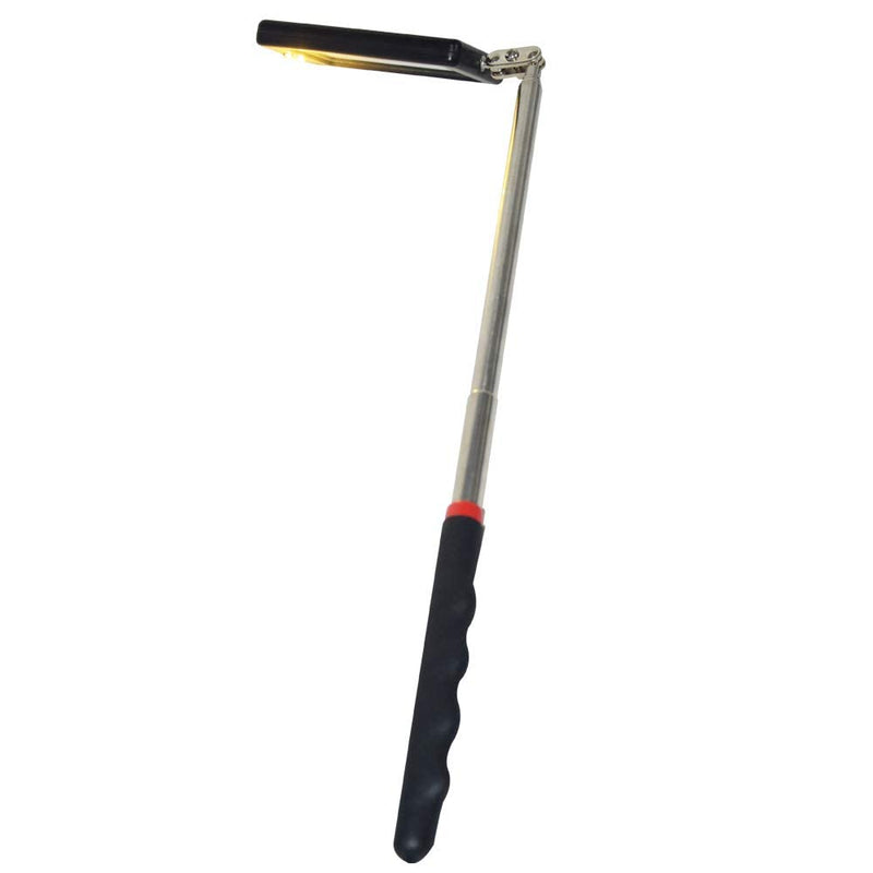 [Australia - AusPower] - Telescoping LED Lighted Flexible Inspection Mirror Lighted 360 Swivel for Extra Viewing Dead Angle, Line of Sight Obstacle Area Mechanic Automotive Gifts 