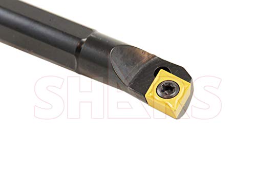 [Australia - AusPower] - Shars 1/2" Indexable Boring Bar Left Hand with CCMT Insert 7" Length 404-2479 P] 1/2" x 7" 404-2479 