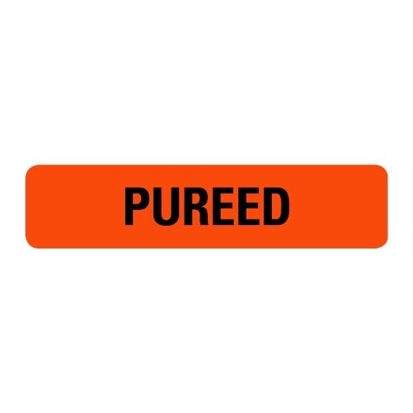 Pureed Food Service Medical Labels
