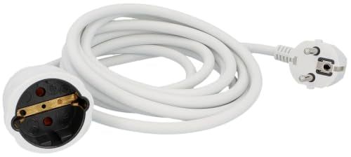 Unitec Extension H05VV-F3G 1.5 mm², IP20, 3 m, White