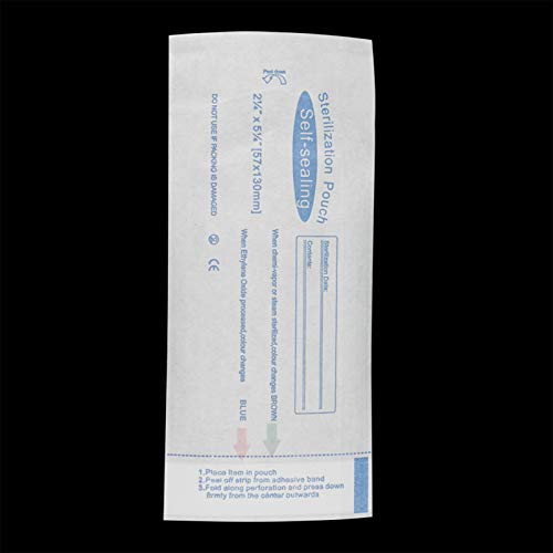 Pack of 200 Sterilization Bags, Self-Sealing Sterilization Autoclave Bags for Dental Tools, Dental Self-Sealing Sterilization Bag