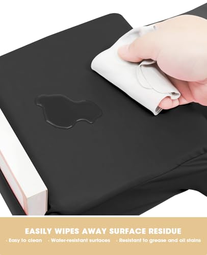 Black Onism Lash Pillow for eyelash extensions featuring memory foam neck support and cervical pillow design.