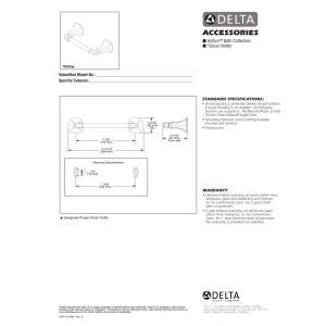 DELTA FAUCET 76450-SS Ashlyn Wall Mount Pivot Arm Toilet Paper Holder Bath Hardware Accessory in Stainless Steel Brilliance Stainless Steel