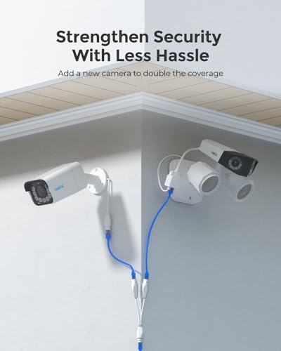 REOLINK RLA-POECS1, Waterproof PoE Combiner & Splitter, Supports up to 300ft Cables, Truly Plug & Play. Perfectly Designed for Use PoE Cameras. Run Two Cameras on One Single Cable (Pack of 2) Small (Pack of 2)