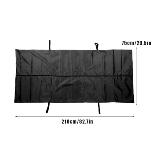 Body Bags for People, Body Bag, Cadaver Bag, Body Storage Bag, 4 Side Handles, Zip in the Centre, Emergency Carcass, Leak-Proof Morgue (210 x 75 cm) | Strapazierfähiges, reißfestes Gewebe, mittige Öffnung, einfache Handhabung für Leichenhallen, Notfall...
