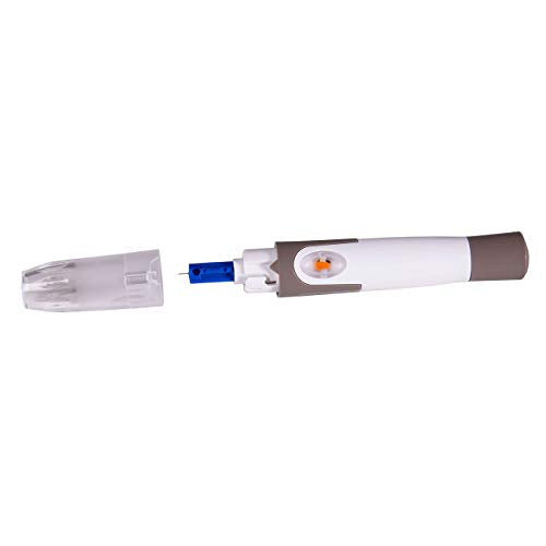 GlucoCheck Lancing Device - Comfortable, Hygienic Blood Collection for Self Control - Compatible with All Universal Lancets 1 piece (pack of 1)