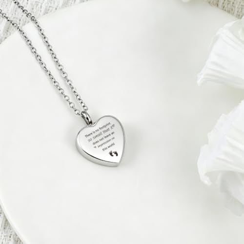 Baby Loss Memorial Necklace for Women Men Miscarriage Gifts for Mom Mothers Loss of Baby Sympathy Gifts for Parents Loss of Baby2 leave an impression
