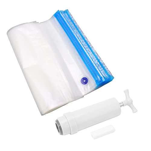 Fockety Filament Storage Bag, 20Pcs Vacuum Double Seal Water Proof Resealable Bag Widely Compatible Vacuum Sealed Bag Flexible Storage Dust Moisture Proof 3D Filament Storage for 3D Printer Filament
