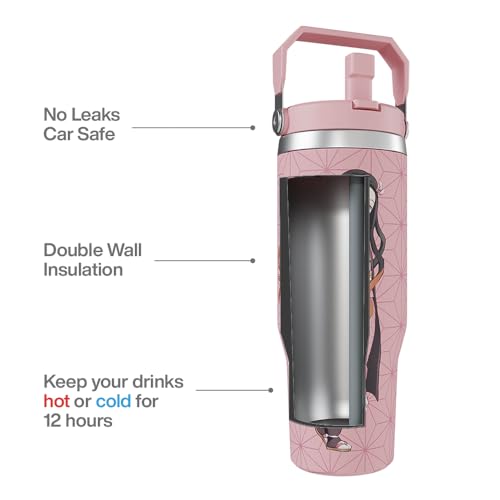 Demon Slayer Kimetsu No Yaiba Nezuko Anime Tumbler, 30 Oz, Stainless Steel