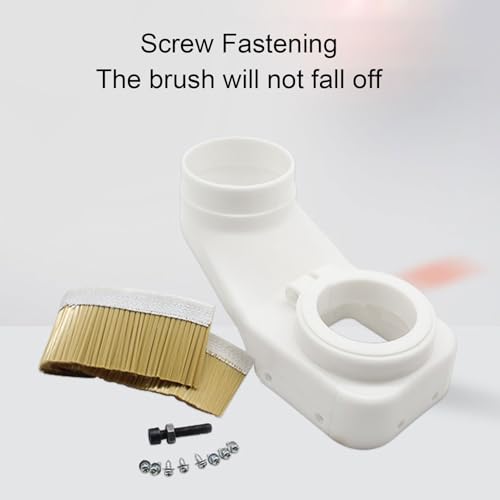 Sxhlseller CNC Dust Shoe 100mm Spindle Dust Boot for Engraving Machine, Detachable Brush Collector for Router Wood Chip Removal