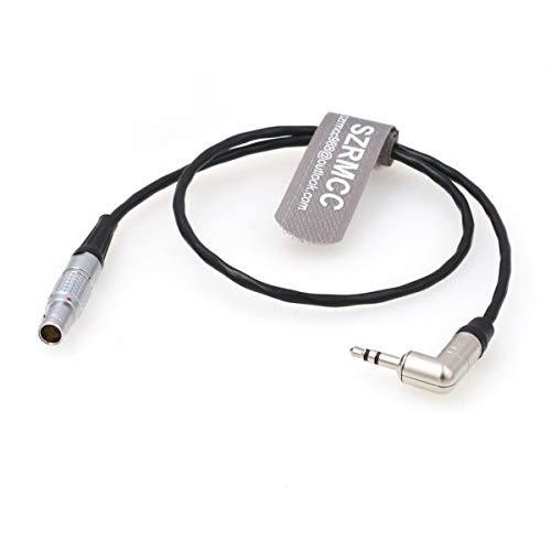 SZRMCC Tentacle Sync Zaxcom 3.5mm to EXT 9 Pin Timecode Cable for RED Komodo 6K Digital Camera (Straight 9 Pin) Straight 9 Pin