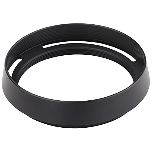 Metal Lens Hood Shade with Cap for Leica Q3 Q3-43 Q2 Q Q-P QP Typ 116 Typ116 Digital Camera Black