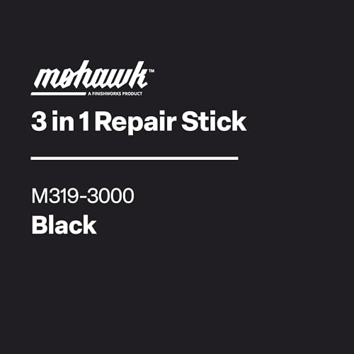 MOHAWK 3-in-1 Wood Repair Stick wood filler in black, M319-3000, single stick package