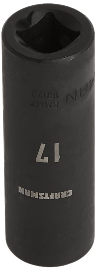 [Australia - AusPower] - CRAFTSMAN Deep Impact Socket, Metric, 1/2-Inch Drive, 17mm (CMMT16078) 17 MM 