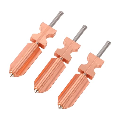 Nozzle Hotend Kit, 3PCS Quick Release Nozzle Hotend Fast Change All Metal Upgrade Kit for Flashforge AD5X 3D Printer with 0.25mm 0.4mm 0.6mm Nozzles