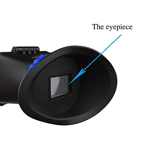 Professional LCD Camera Viewfinder, 3X Magnification, 3-3.2 Inch Screen Compatible, Sunshade Hood for SLR, Mirrorless Cameras