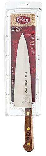 Case XX WR Household Kitchen Knife, Tru-Sharp Stainless Steel Blade, Made In USA Walnut Chef's Knife
