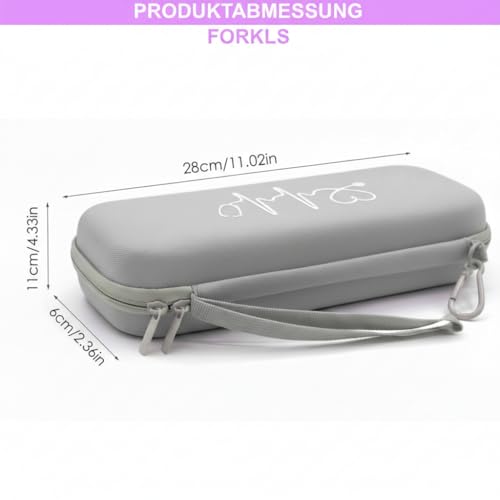 Stethoscope Case Hard Shell EVA - Stethoscope Bag/Case, Protective Case with Zip & Mesh Compartment, Portable for Doctors, Nurses, Medical Students & Emergency Services, Grey