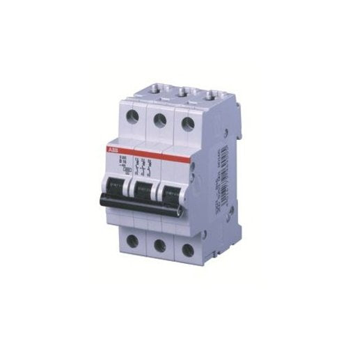 ABB S203-C16 Circuit Breaker 3-Pin 16A Type C | Characteristics C - 6 kA switching capacity - DIN rail mounting - Reliable industrial quality - 2CDS253001R0164 C16