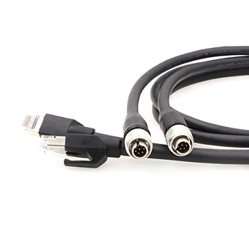 SZRMCC Hirose 8 pin Male to RJ45 Cat6 2Pcs Cable for Sony RCP Series Remote Control Panels Camera/CCU Fucntion (1m) 1m