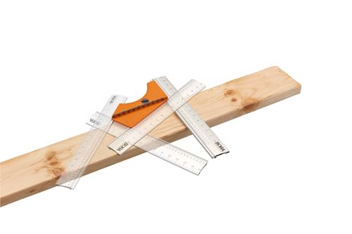 Bora QuickCut Circular Saw Guide with Rail & Angle Assist; All-in-One Woodworking Tool, 530416