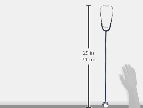 [Australia - AusPower] - Veridian Healthcare Prism Series Single Head Nurse Stethoscope, Navy Blue, Boxed 1 Count (Pack of 1) 