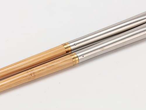 Snow Peak Wabuki 8" Chopsticks with Carry Sleeve, Ultralight Japanese Cutlery for Camping, Daily use & Outdoors Medium