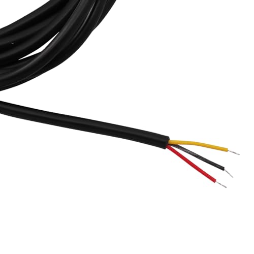 3 Metre Stainless Steel Temperature Sensor Waterproof Temperature Sensor Digital Thermal Probe Temperature Sensor Cable (Pack of 2) 2PCS 3 Meter