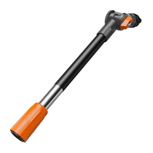 Gardena Flex Handle: Cleaning Handle with Bendable Joint, fine Adjustment on Both Sides to 45°, Aluminium, Running Water, for Hard-to-Reach Areas, Extension 53cm (18806-20)