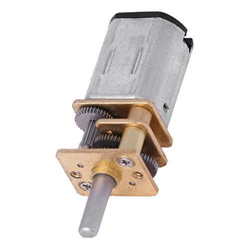 DC Gear Motor N20 DC 6V Brushes 50 RPM/100 RPM/400 RPM Electric Micro Torque with Torque Metal Gear for Electrical Equipment of the Fan Reusable Packaging (100 RPM) 100RPM
