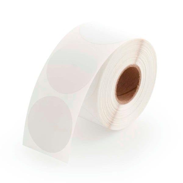 White Dot Labels/Stickers for Inventory & Organization - 1.5”, [500 Labels/1 Roll], Permanent Adhesive | Warehouse and Date Coding Applications | LabelValue Brand