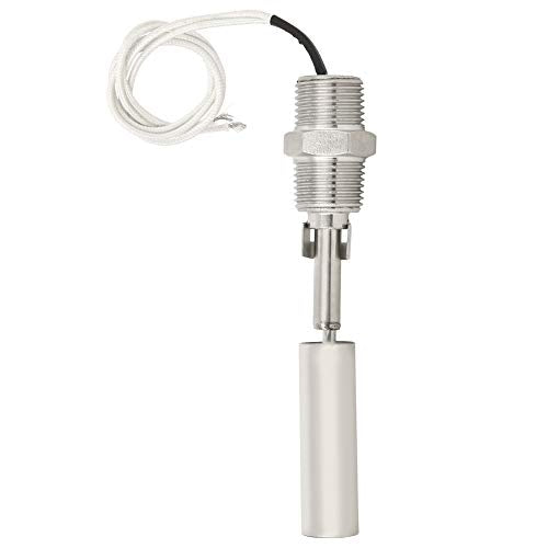 [Australia - AusPower] - Liquid Water Level Float Sensor, Liquid Level Float Sensor Switch, Side Mounted Water Floating Sensor Switch, 304 Stainless Steel 1/2NPT Male Thread DC0-110V 