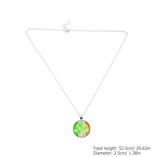SUPVOX Four Leaf Clover Necklace Shamrock Necklace for Women for Daily Wear for Women