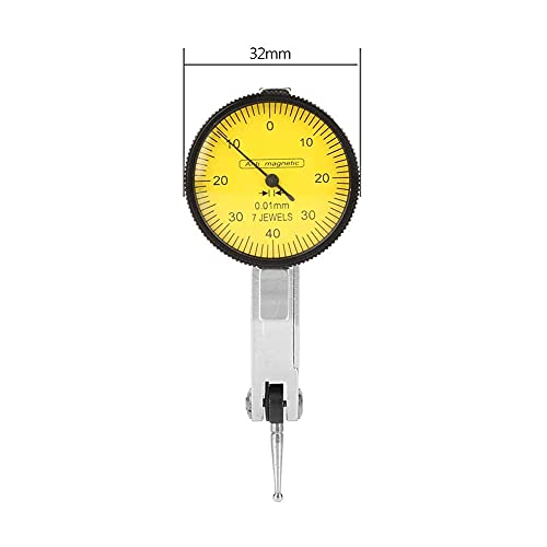 Dial Indicator with Magnetic Holder, Strong and Flexible Dial Indicator with Tripod with Test Indicator and Lever