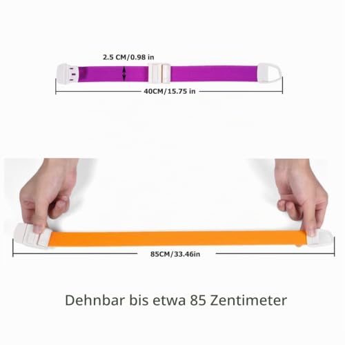Pack of 6 Storage Tubes, Vein Congestion, Tourniquet, Fast Tourniquet with Unique Closure System, Medical Nurse Tourniquet, for Medical Emergency Nurse First Aid colour
