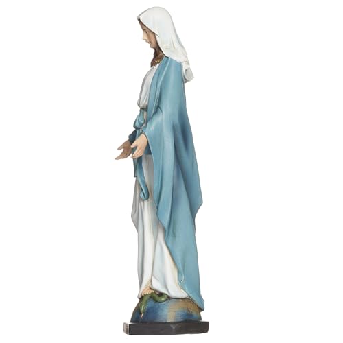 Joseph's Studio by Roman Our Lady of Grace Statue, 10.25" Religious Tabletop Figure, Renaissance Collection, Faith Decor