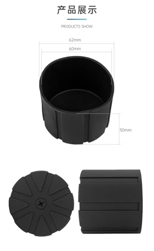 Universal Silicone Lens Cap for DSLR & Mirrorless Cameras, Waterproof & Dustproof Camera Lens Protector, Fits 60-120mm Lenses, Shockproof Lens Cover Compatible with Canon, Nikon, Sony, Sigma (3 PCS) 3 PCS