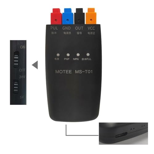 MS-TO1 Sensor Testing Box With 2500MAh Battery Capacity, Rechargeable Switch Tester Box For Photoelectric/Proximity/Electronic Component, NPN PNP Identification, Sensor Troubleshooting Tool
