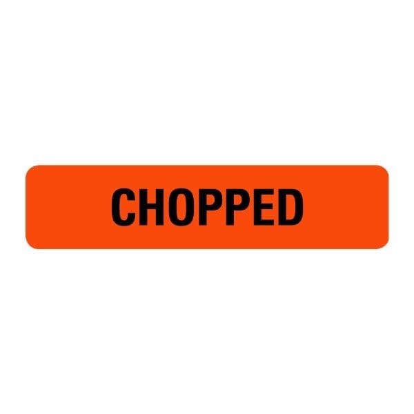 LabelValue Chopped Food Service Medical Labels LV-MFSL8