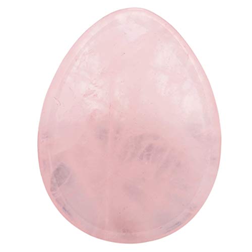 SUNYIK Teardrop Rose Quartz Thumb Worry Stone for Anxiety Stress Teardrop-Rose Quartz