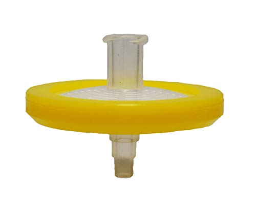 Advangene sterile MCE 0.45μm 30mm yellow syringe filter, 30-pack