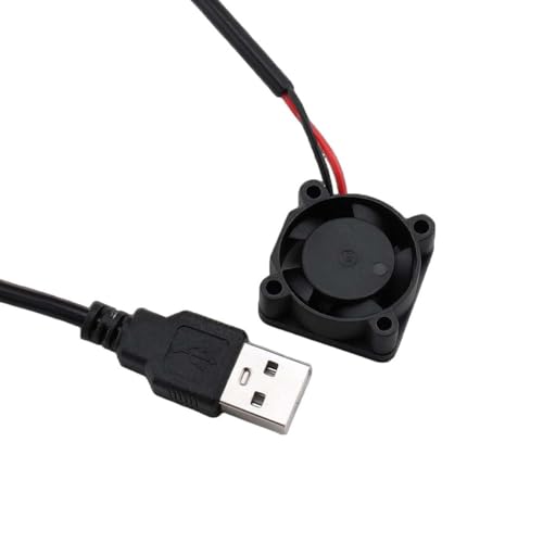 2pcs 2510 USB Cooling Fan Brushless Hydraulic Bearing DC Fan 25X25X10MM Miniature Bearing Turbo For Laptop Motherboard 3D Printer